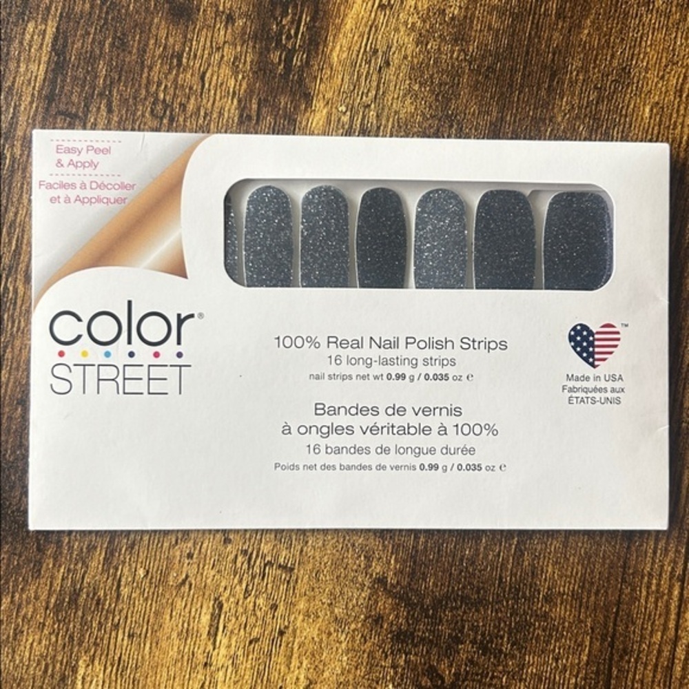 Color Street Silver Metallic Nail Strips